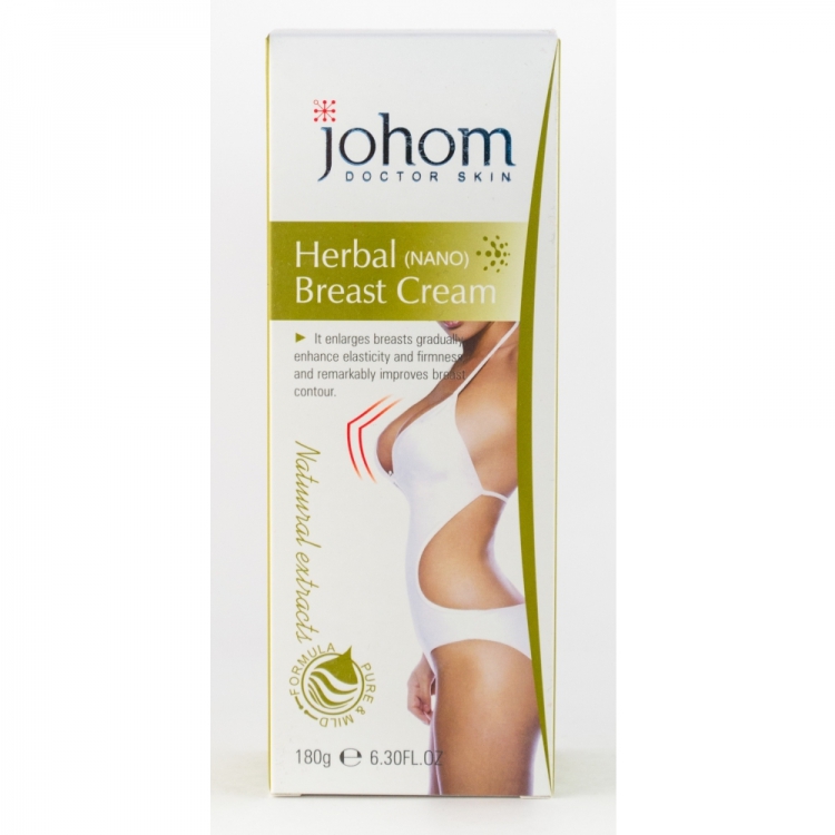 Крем Johom Herbal Breast Cream Для увеличения груди, повышения эластичности кожи, улучшения контура и формы груди, сокращения растяжек.