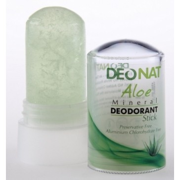 Дезодорант DEONAT Кристалл (Aloe) Этот природный дезодорант отлично справляется с неприятным запахом пота на целые сутки и при этом не содержит в себе отдушек, 50 гр.