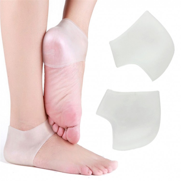 Носочки для пяток HEEL PROTECTOR Силиконовые, помогают ухаживать за вашими стопами и справляются с проблемами кожи, когда скрабы и пилки уже не работают.