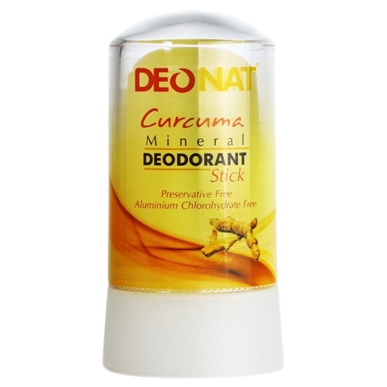 Дезодорант DEONAT с экстрактом куркумы Природный дезодорант DEONAT Кристалл с экстрактом куркумы, избавляет от неприятного запаха пота на 12-24 часа и при этом не портит кожу, 50 гр.